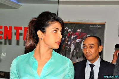 Priyanka Chopra during a Press Meet in Imphal2 