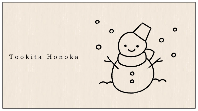 簡単かわいい 雪だるまのイラストの描き方 冬 手書き ボールペン 手帳用 遠北ほのかのイラストサイト