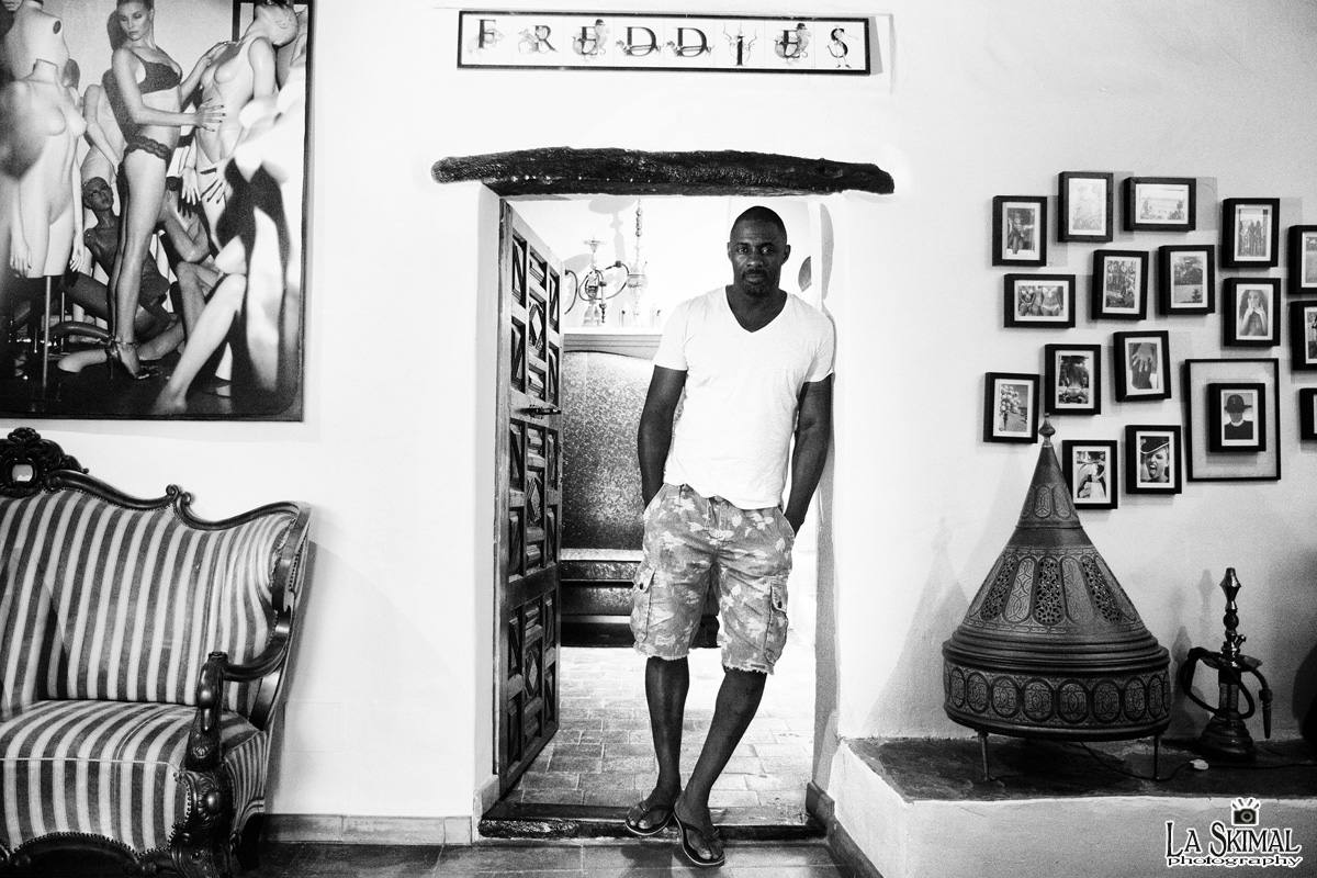 Idris Elba at Rocks House at Pikes MusicMafia