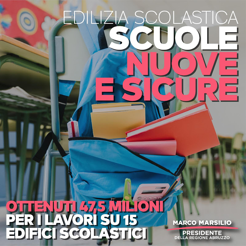 Arrivano i fondi regionali per la sicurezza delle scuole