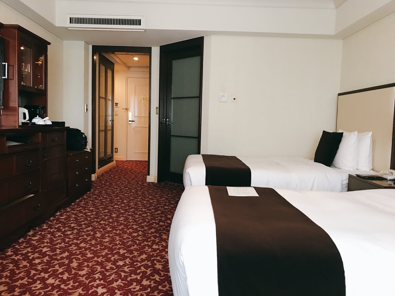 宿泊記 帝国ホテル東京 インペリアルフロア デラックスツイン