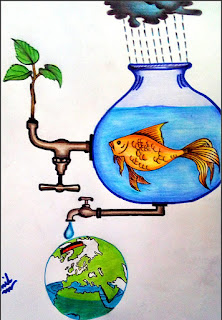 save water drawing