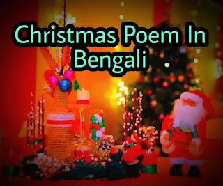 Christmas Poem In Bengali - শুভ বড়দিনের কবিতা