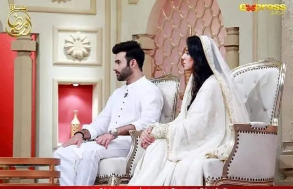 Faizan Sheikh and Maham Amir Gorgeous Clicks from Ramazan Show