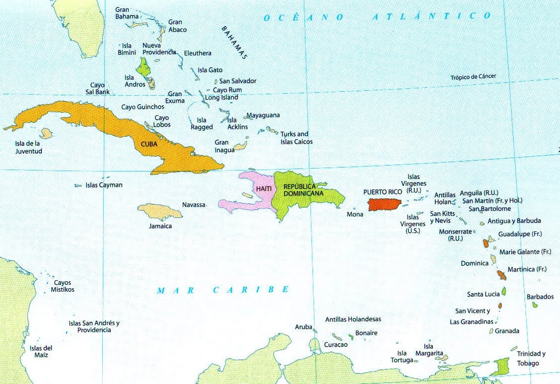 25 Inspirador Mapa De America Insular