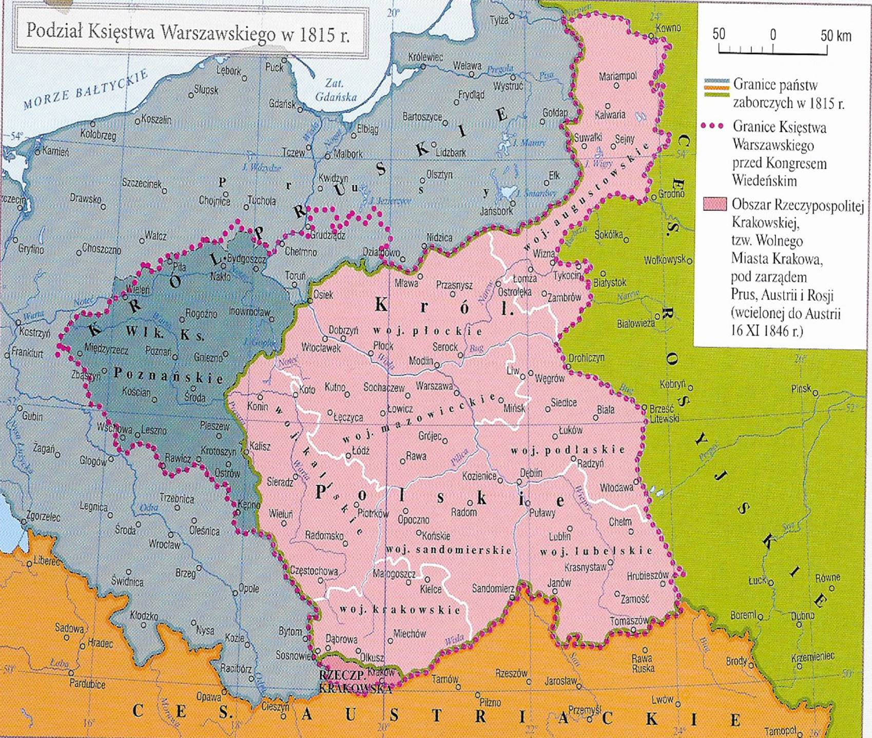 Ziemie Polskie W Drugiej Połowie Xix Wieku Rozszerzona historia w V LO: Ziemie polskie 1815 - 1831
