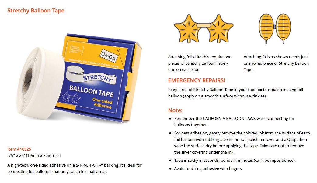 The Very Best Balloon Blog A sticky situation...which glue is best for