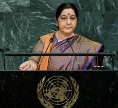 Which problems solution UN is seeking;terrorism is on top: Sushma Swaraj in 72th UN session