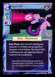 My Little Pony Spell Off The Crystal Games CCG Card