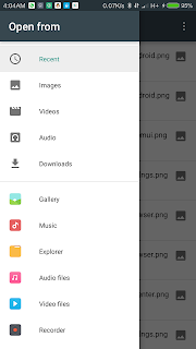 File upload options-Android-6.0 MIUI 7 Marshmallow Redmi2/redmi2 Prime/Mi3/mi4/Mi5