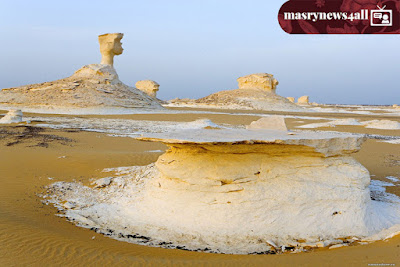 بالفيديو ... الصحراء البيضاء بمصر - أرض السحر و الخيال  حيث الجليد الدافئ