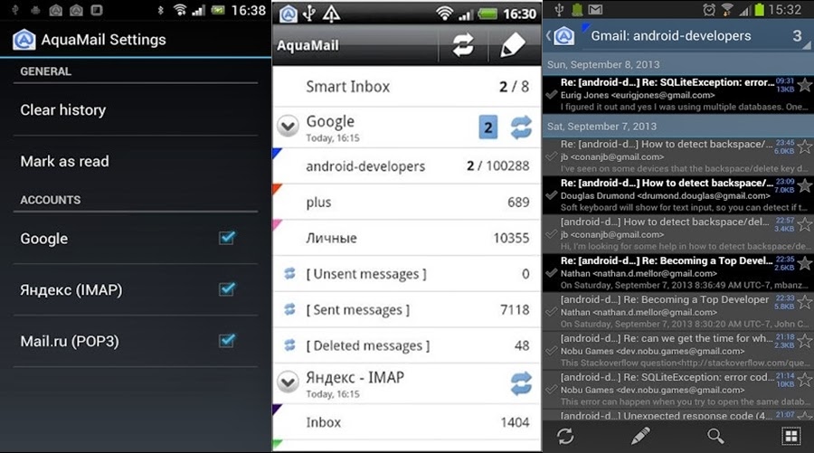best email app for android tablets