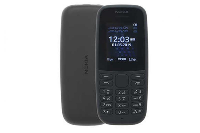 Điện thoại Nokia 105 SS Đen 2019 – Hàng chính hãng