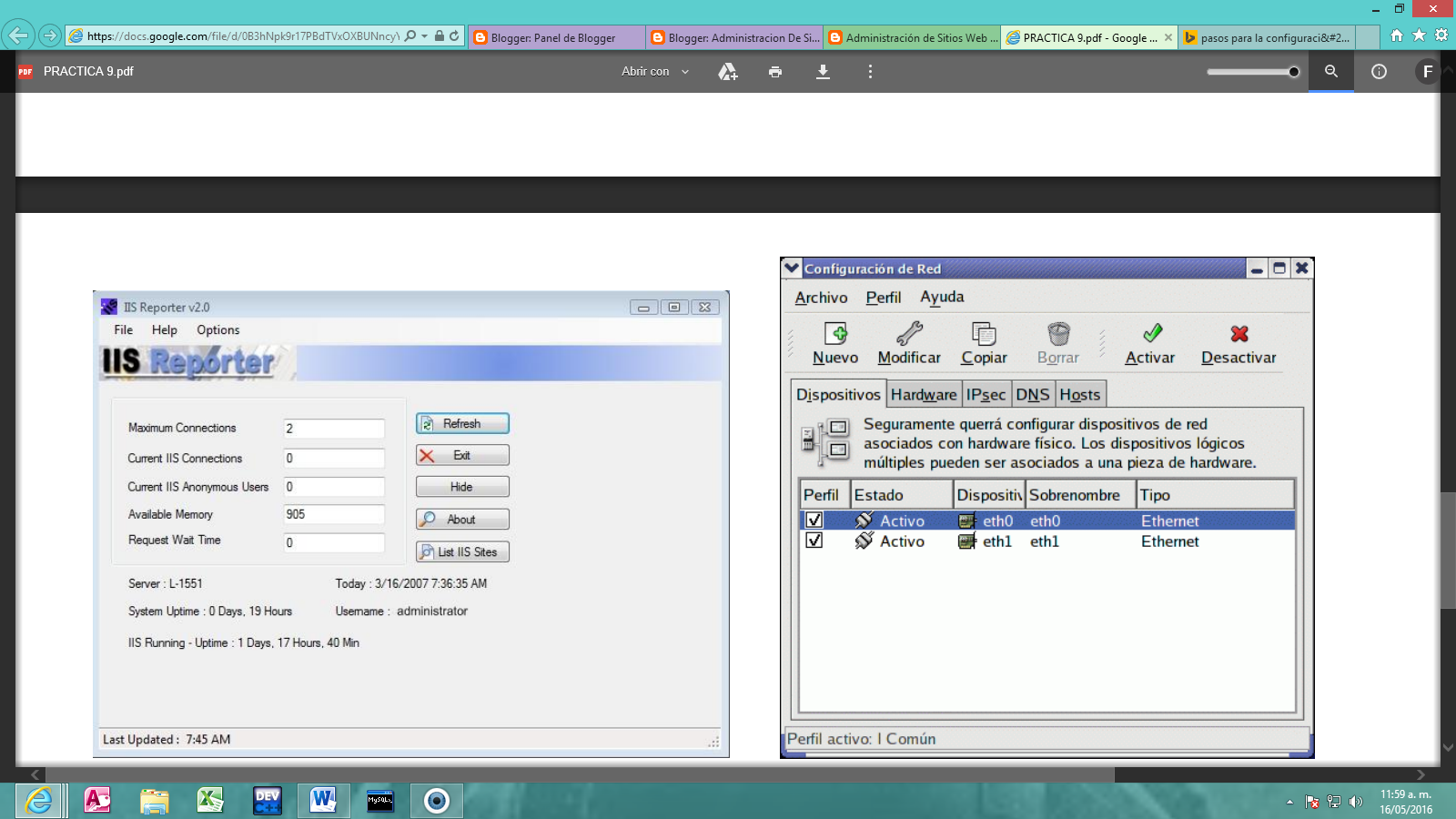 Administracion De Sitios Web Practica 9 Configuración del lenguaje