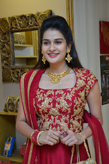 Jenny Honey in Stunning Dark Red Anarkali Dress at Splurge   Divalicious curtain raiser ~ Exclusive Celebrities Galleries 008