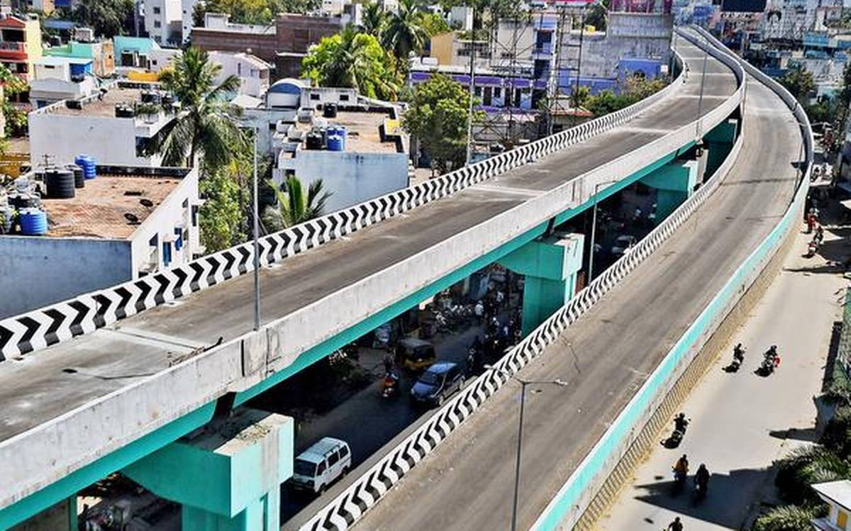 Salem two tier flyover, salem two tier bridge