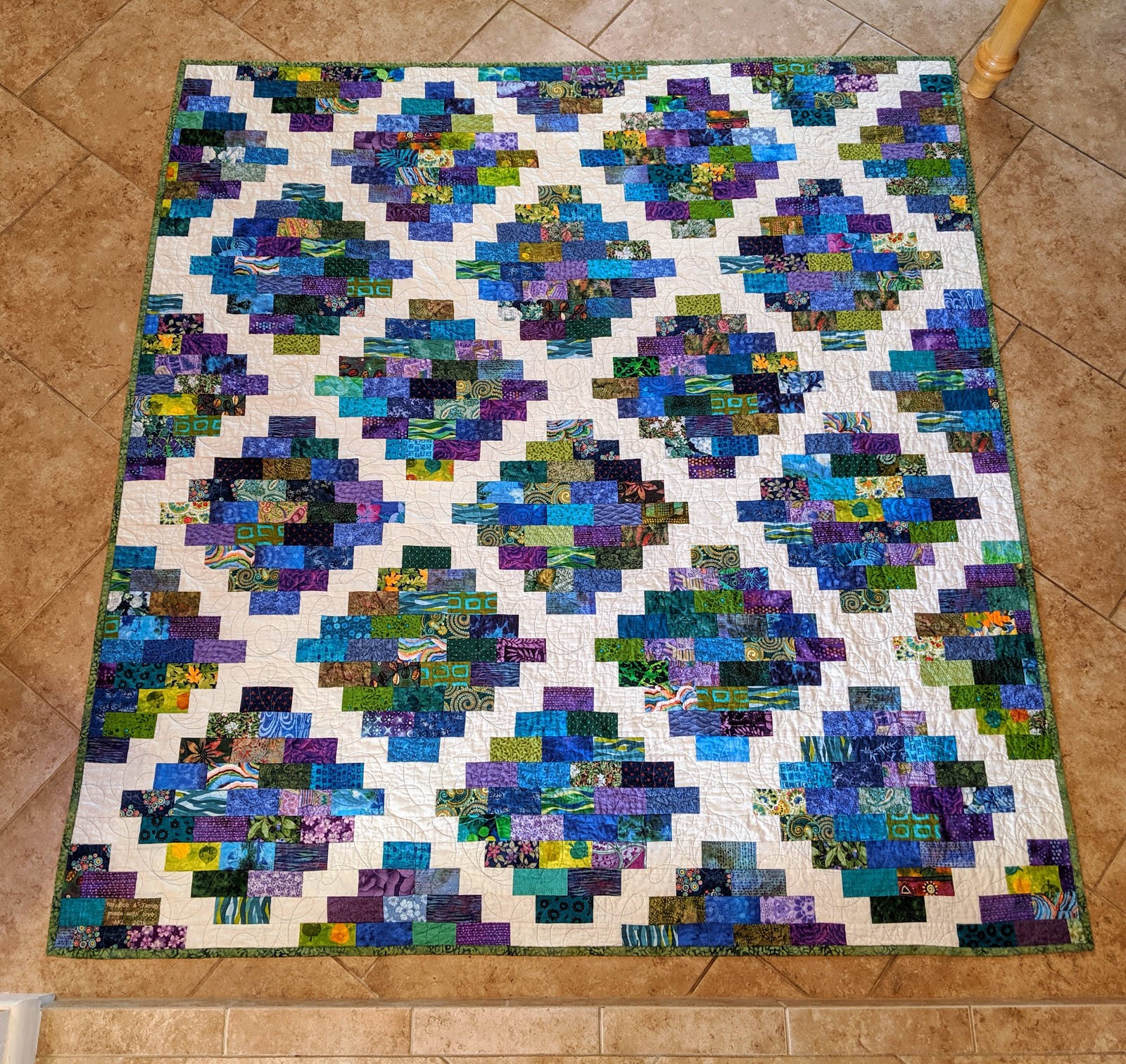 Cobblestones Oversized Couch Quilt