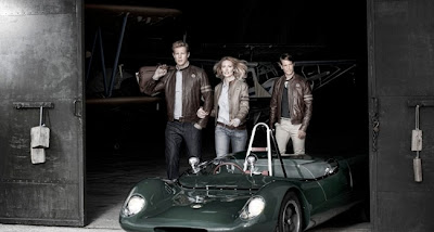okokno Lotus Originals Heritage Racing Leather Jacket