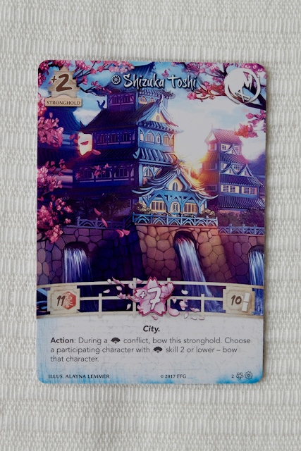 Plastic Crane Stronghold card - Shizuka Toshi