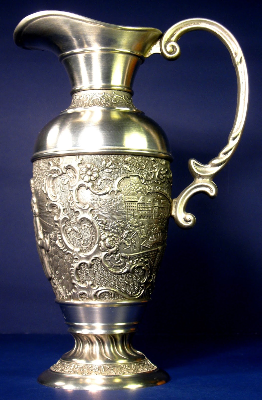 Toys and Stuff German Wine Decanter BMF Pewter