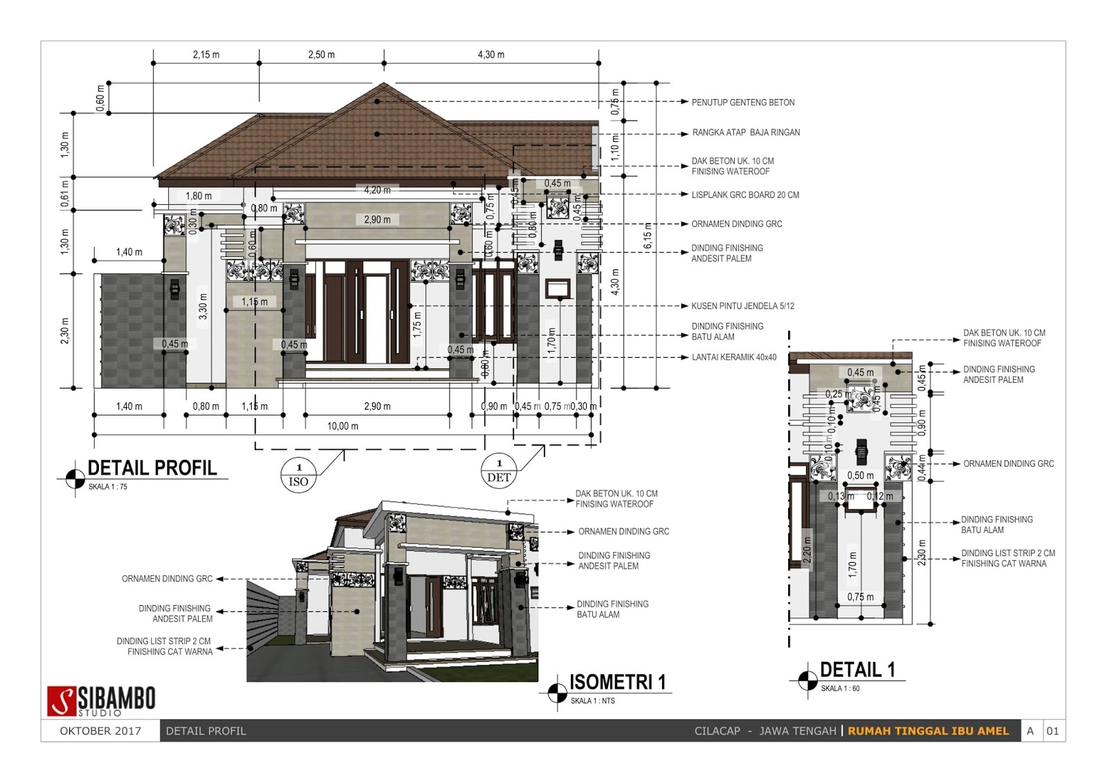 Denah Rumah 2 Lantai 10 X 15 Top Rumah