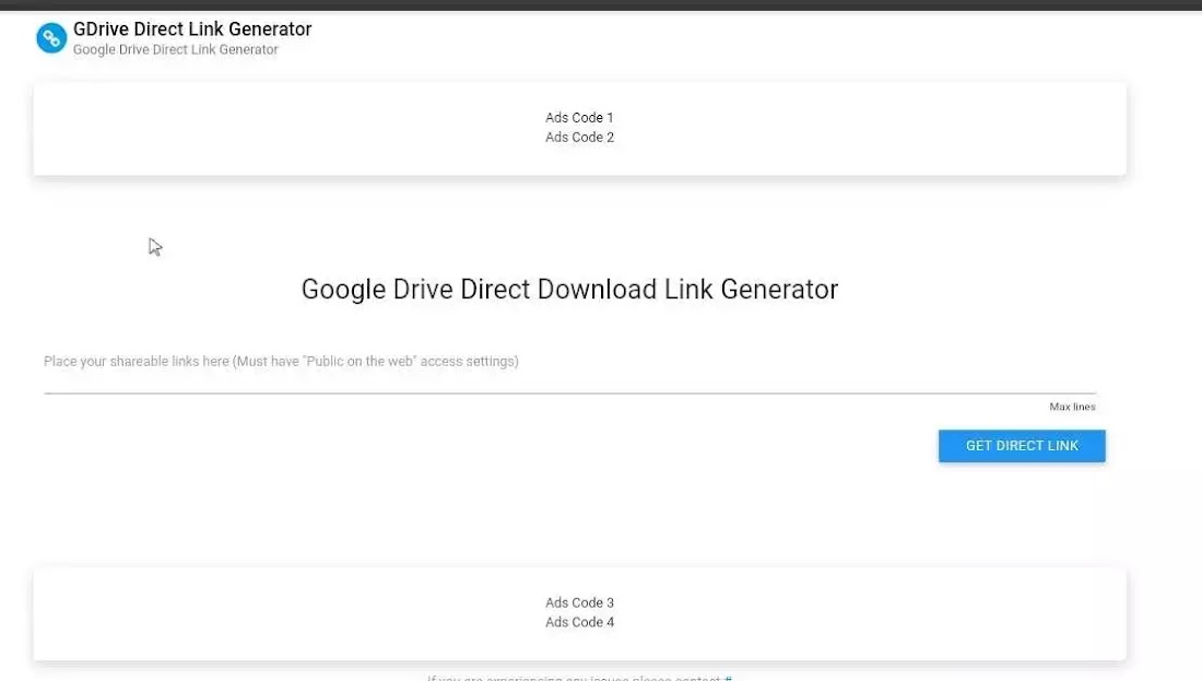 google drive download script