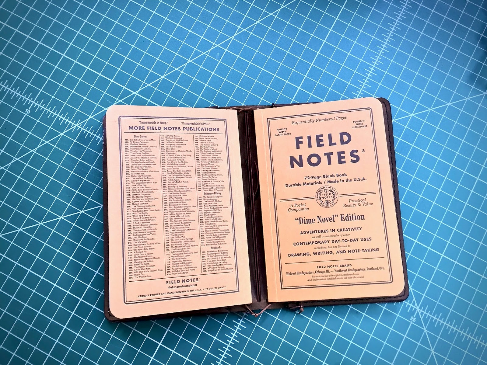 ZenKraft Traveler's Notes ZenKraft Copper Cobra v2 Field Notes Dime