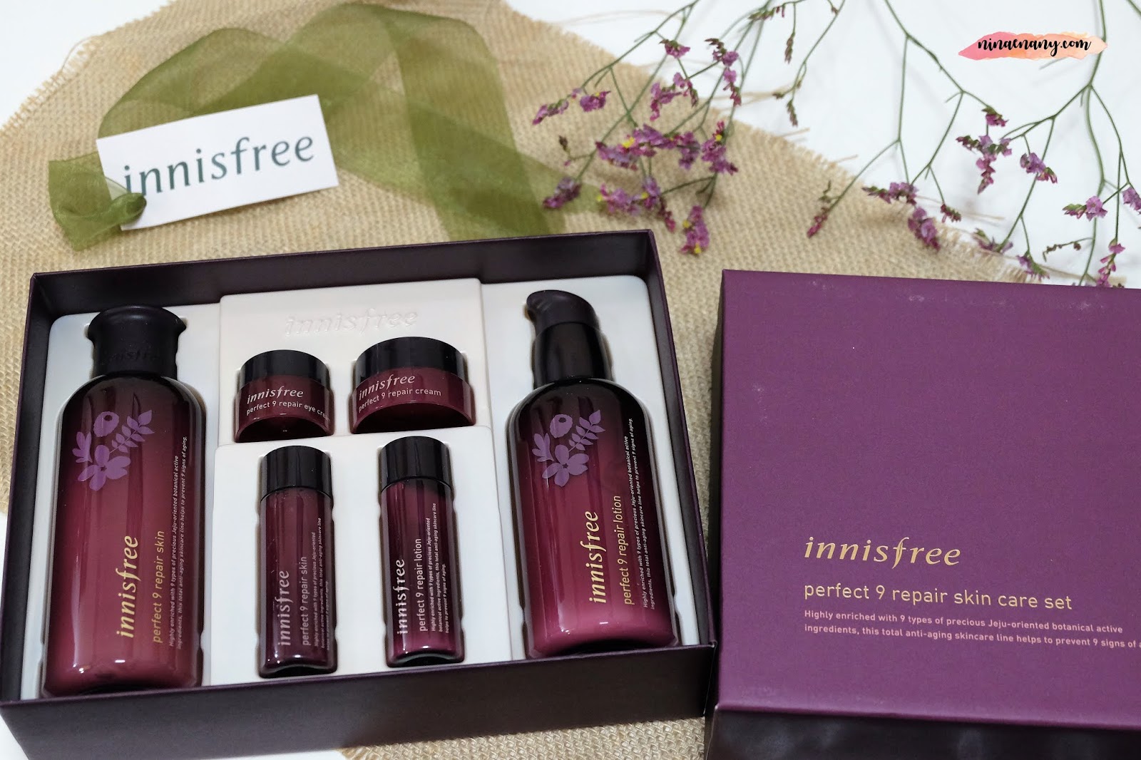 [Beauty] Innisfree Perfect 9 Repair Skincare Set Nina Enany