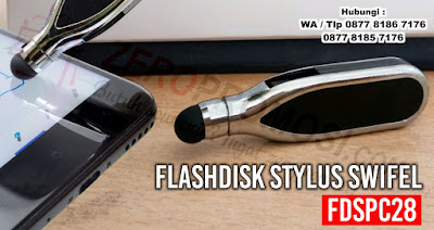 USB Stylus Swifel FDSPC28 Black, Flashdisk Promosi Plastik, Souvenir USB Flashdisk Stylus, Usb Plastik, USB FLASHDRIVE PLASTIK, usb plastik, usb stylus