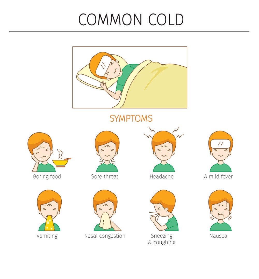 COMMON COLD CAUSES, SYMPTOMS, DIAGNOSIS, TREATMENT AND PREVENTION