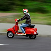 Vespa a acelerar