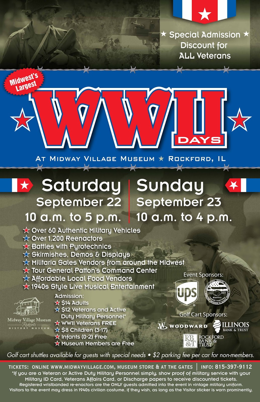 World War II Days Midway Village, Rockford, IL, Sept. 2223, 2018