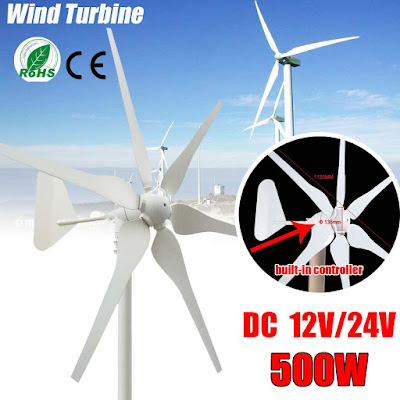 DC Wind Turbines Generator 6 Blades