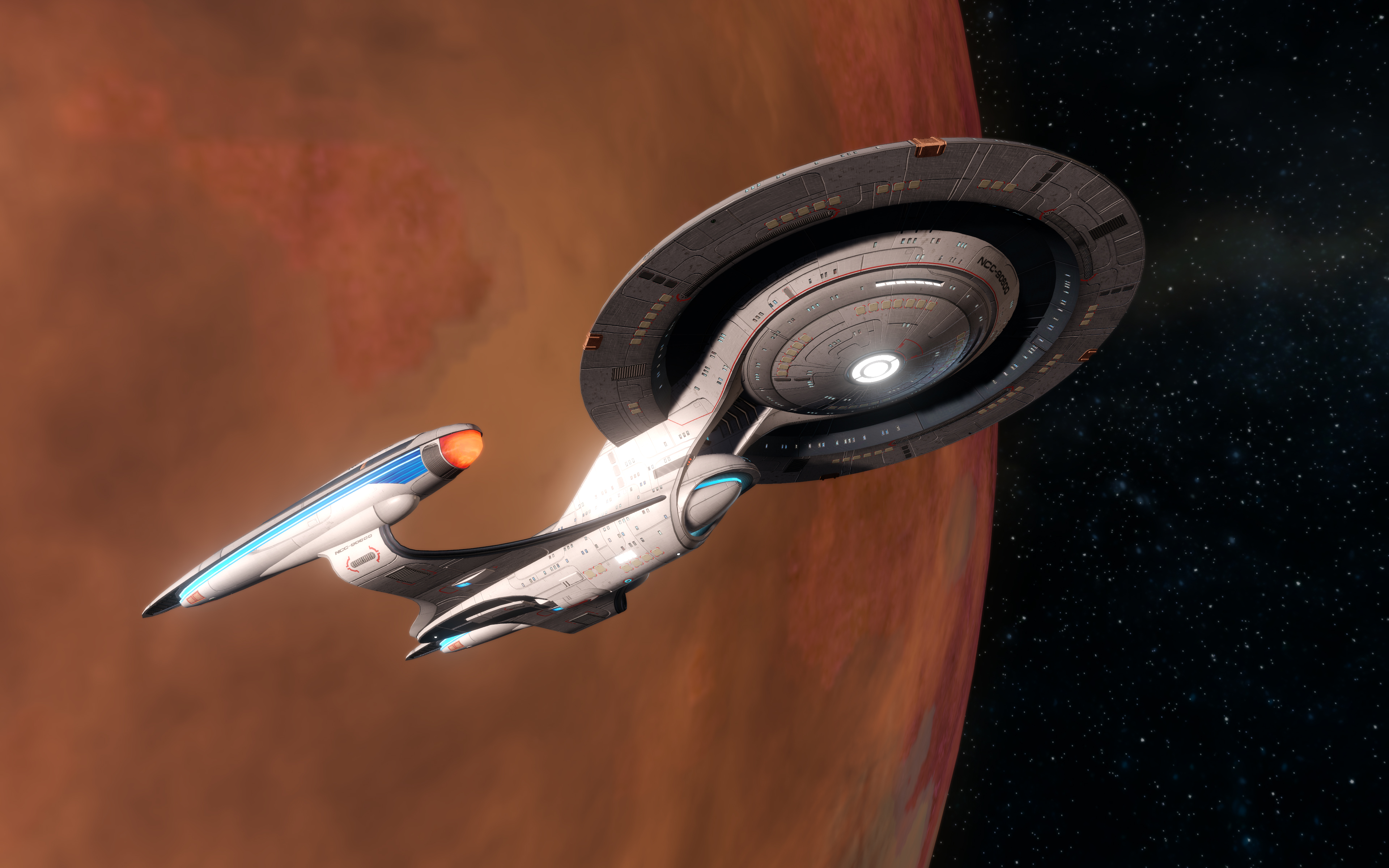 Eaglemoss Star Trek ONLINE Andromeda-Class Federation Exploration Cruiser JULY