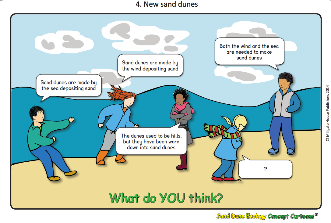 Concept Cartoons: a new resource for Sand dunes