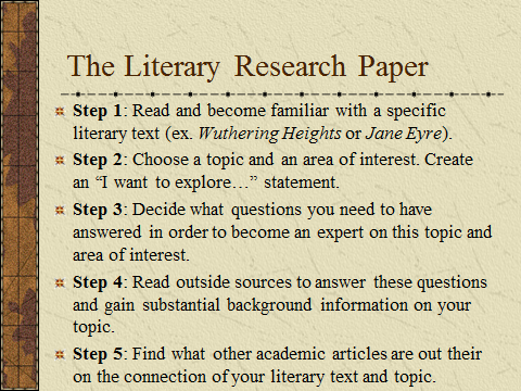 literary research wikipedia