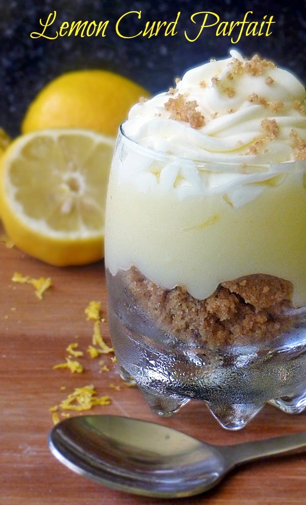 Lemon Curd Parfait | by Life Tastes Good is a sweet and tangy treat that is ridiculously easy to make! #Dessert #LemonParfait