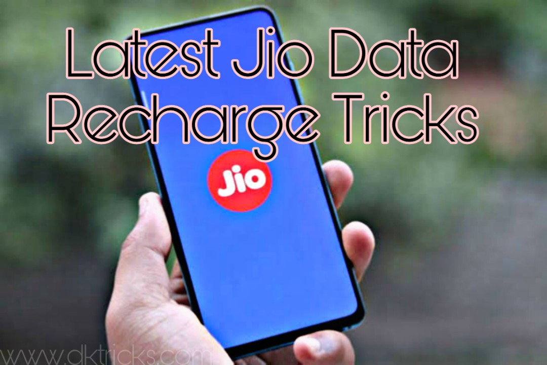 Latest Jio Data Recharge Tricks