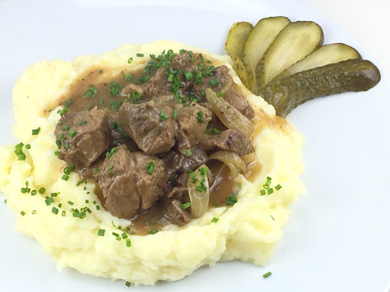 Lecker Bentos und mehr Berliner Bollenfleisch (Zwiebelfleisch)