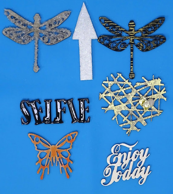 Techniques to use on chipboard Mystical Scrapbooks