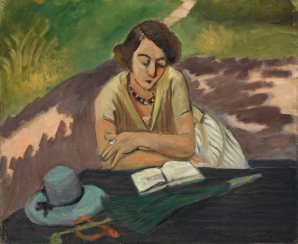 Henri Matisse Donna che legge con parasole
