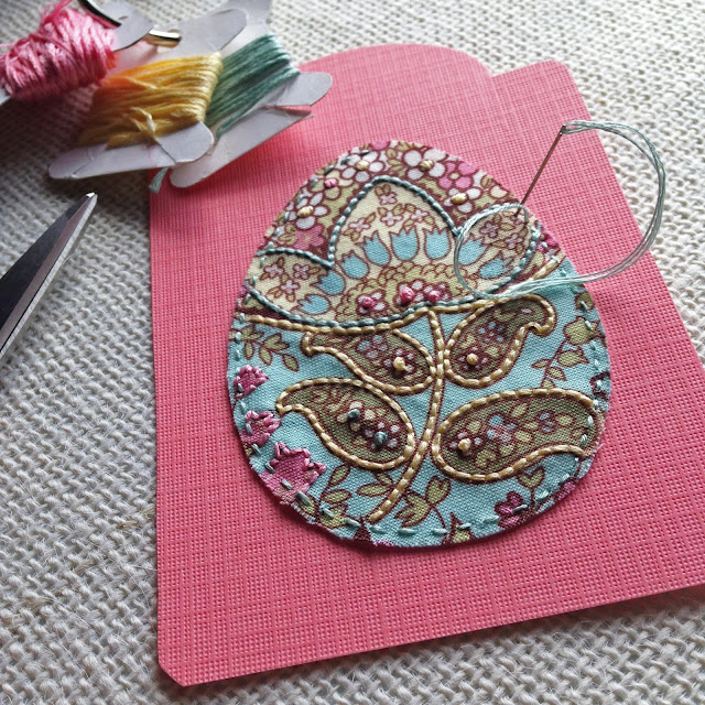 KBB Crafts & Stitches: Embroidered Easter Tags