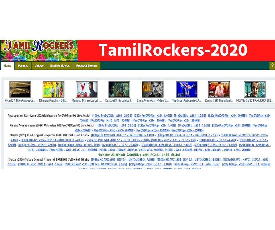 Tamilrockers.com 2020