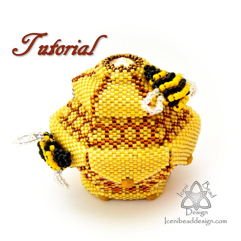 Amazing Beaded Vessel Tutorials by Iceni Bead Design / The Beading Gem