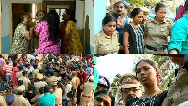 Toddler murder: Locals fume as Saranya brought to Thayyil for evidence collection, Kannur, News, Local-News, Trending, Killed, Arrested, Police, Crime, Criminal Case, Natives, Kerala