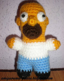 PATRON GRATIS HOMER SIMPSON | LOS SIMPSON AMIGURUMI 42