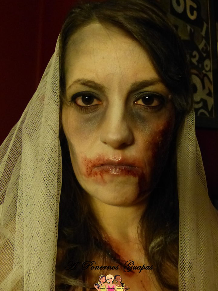Perdóneme frío híbrido Cómo hacer un maquillaje de novia zombie para Halloween (con Oriflame) - A  PONERNOS GUAPAS