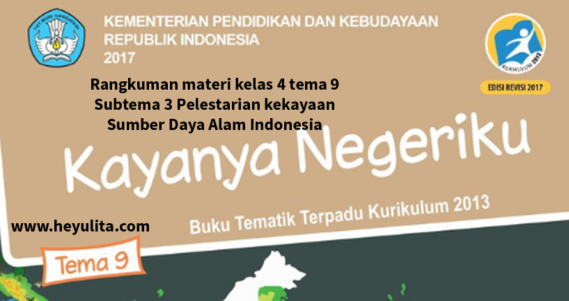 Rangkuman Kelas 4 Tema 9 Subtema 3 Heyulita