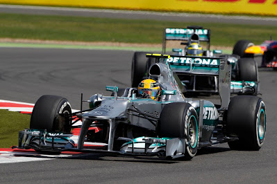 GP F1 Velká Británie formule Mercedes