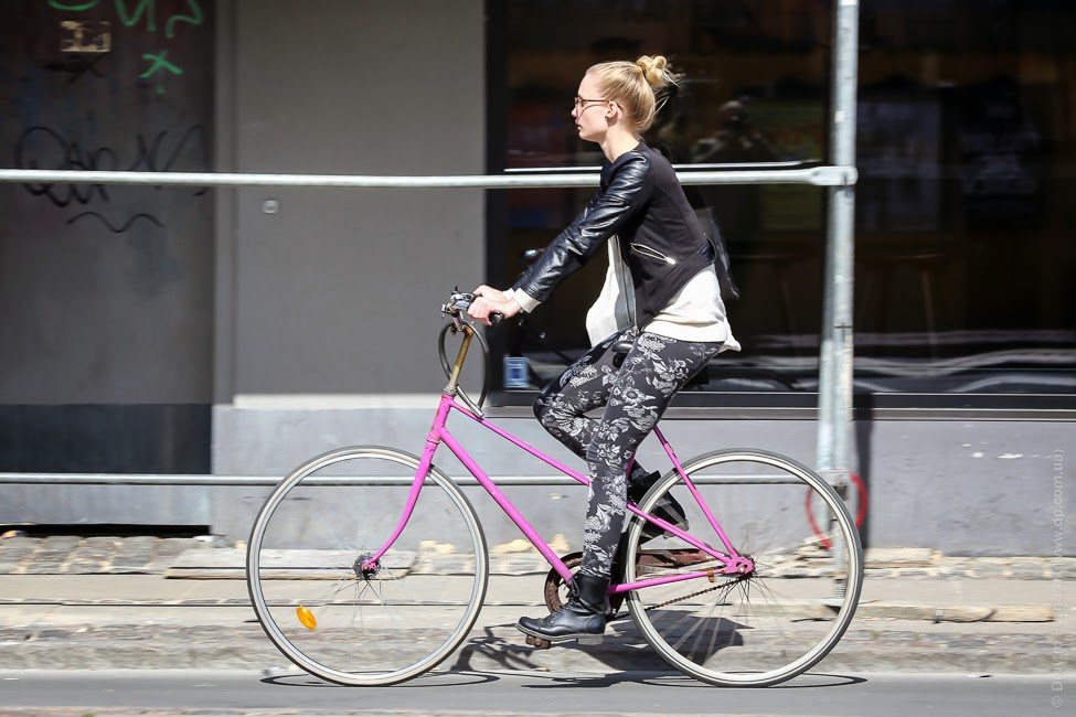 Велосипедистки в Копенгагене
